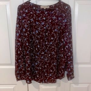 Anne Taylor Loft Blouse Size L